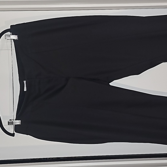 Chico’s Black Size Plus Size 2.5 short /ankle flat front slacks/dressy pants EUC - Picture 2 of 13
